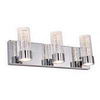 Appliques murales LED modernes de luxe en acier inoxydable, éclairage de vanité, lampes de miroir pour salle de bain, IP44, hôtels
