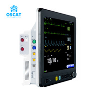 OSCAT Meilleure vente 15 pouces écran LCD moniteur vétérinaire dispositif d'analyse vétérinaire avec 6 paramètres de signes vitaux