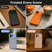 Étui de téléphone magnétique universel de luxe avec design scintillant pour tous les téléphones, compatible avec les modèles 16, 15, 14, en TPU et PC, résistant aux chocs, fin et souple