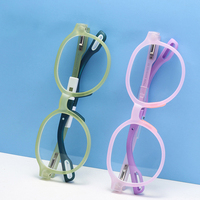 Monture de lunettes TR90 légère pour enfants, charnière à ressort flexible, monture optique pour enfants, branches antidérapantes, monture étudiante 2026
