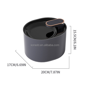 2025 accessoires de distributeur d'eau intelligent <span class=keywords><strong>pour</strong></span> animaux de compagnie de grande capacité filtrage automatique <span class=keywords><strong>chat</strong></span> et chien 3L fontaine d'eau - Product Image 5