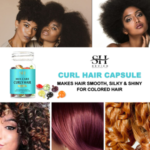 カスタマイズされた有機育毛オイルビタミンC/Eアルガンオイル修理損傷した髪超滑らかなヘアオイルカプセル - Product Image 3