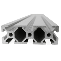 Profilés en aluminium 6060 v Slot, extrusion de rail en T, profilé en aluminium 60x60