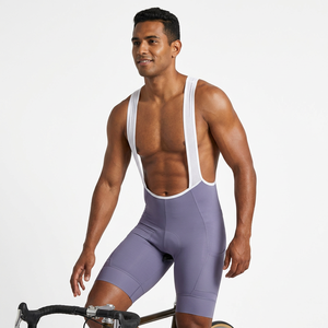 Pantalones Cortos de Ciclismo Morados para Hombre, Ajustados, Transpirables, de Spandex y Nailon, de Longitud Corta - Product Image 4
