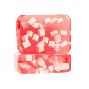 Set Hadiah Sabun Puding Jeli Buah - Koleksi 3 Buah, Termasuk Stroberi, Jeruk & Anggur, Wangi & Melembapkan - Product Image 3