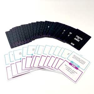 Vente en gros de jeux de cartes en papier pour adultes, 100 pièces, jeux de cartes de société, vérité ou conséquence, pour la famille, les amis, les couples, les soirées - Product Image 4