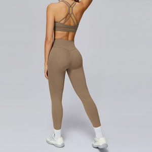 Materiale traspirante modello brasiliano personalizzato sublimazione culo scricchiolio colore ue mercato donne Sexi abbigliamento da palestra per le donne - Product Image 6