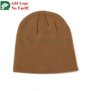 หมวกบีนนี่ไหมพรมอะคริลิกสำหรับผู้ใหญ่แฟชั่นฤดูหนาวบุซับใน - Product Image 5