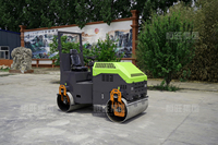3T Mini Petit Compacteur Rouleau Vibrant avec Double Tambour Changchai Moteur Caractéristiques à Vendre