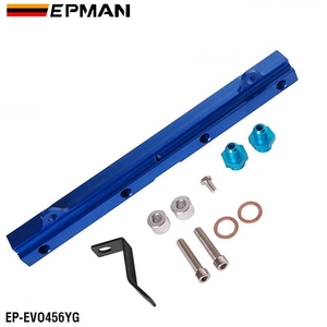 ชุดหัวฉีดเชื้อเพลิงชั้นนำ epman ชุดรางเชื้อเพลิงแบบไหลได้สูงสำหรับรถมิตซูบิชิแลนเซอร์วิวัฒนาการ4G63 EVO 4 <span class=keywords><strong>5</strong></span> 6 7 8 9 EP-EVO456YG - Product Image 1