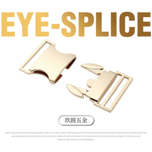 Hebilla Deslizante de Aleación de Zinc Jiuyuan en Oro Claro para Bolsos, Duradera - Product Image 3