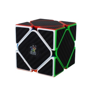 Cubo de Rubik Oblicuo 3x3 de Fibra de Carbono Yuxin, Acabado Esmerilado Suave, Juguete Estimulante para el Cerebro para Niños - Product Image 1