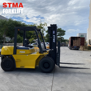 STMA-carretilla elevadora diésel con neumáticos dobles delanteros, elevador de horquilla de 5 tonos, 5tn, motor Isuzu 6BG1 - Product Image 2