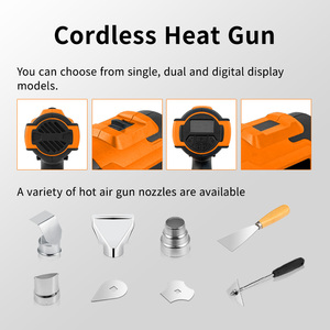 Pistola de Calor Portátil Recargable con Batería de Litio y Cable de Alimentación para Proyectos de Termoencogimiento y Manualidades - Product Image 4