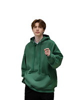 Sweat à capuche unisexe décontracté en coton épais 350G, coupe ample, vierge, vente en gros, personnalisable, nouveauté