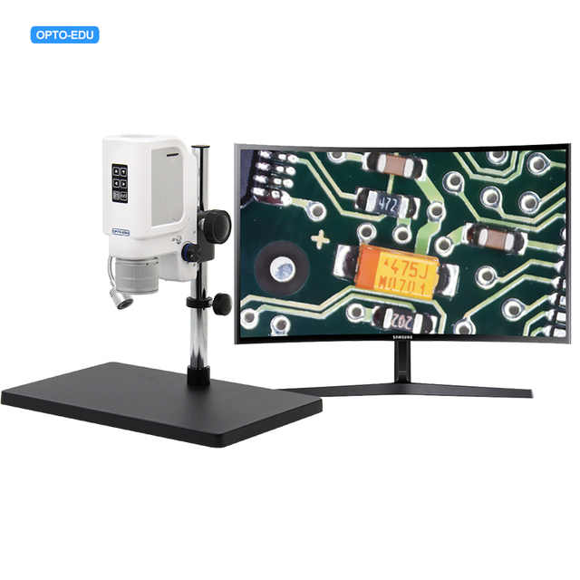 OPTO-EDU A32.6401 12.0M HD 60 Fps Coin Electronics Stereo Microscope Digital