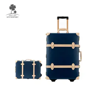 Date aéroport voyage conception cabine taille 24 pouces grand classique tirer poignée chariot valise luxe bagages ensemble sac