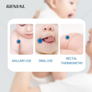 Thermomètre numérique Oral pour bébé, appareil clinique de 8 secondes, corps, thermomètre à chiffres flexibles
