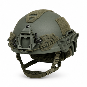 Casco Táctico ABS UHMWPE, Protección para la Cabeza, Color Verde Oliva, Casco de Seguridad con Correa Acolchada para Actividades al Aire Libre - Product Image 2