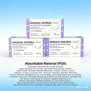 Suturas Personalizables de Monofilamento PGCL, Sintéticas, Mo, PGA, Catgut, <span class=keywords><strong>PDS</strong></span>, Poliglecaprona <span class=keywords><strong>25</strong></span> Absorbible para Veterinaria - Product Image 2