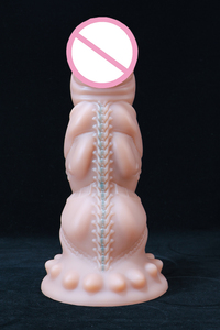 Vente en gros S M L XL <span class=keywords><strong>XXL</strong></span> 5 tailles Fantasy Monster Dildo Forme irrégulière Silicone premium Jouet pour adultes Alien pour un plaisir accru - Product Image 6