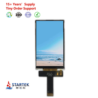 Layar sentuh kapasitif modul panel LCD IPS 3,5 inci 480*800 ST7701S sudut pandang penuh antarmuka MIPI SPI RGB 2-lane