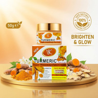 Crème hydratante apaisante sans huile pour le visage 50g, correcteur de taches brunes, éclaircissante, nourrissante, au curcuma, pour un teint lumineux