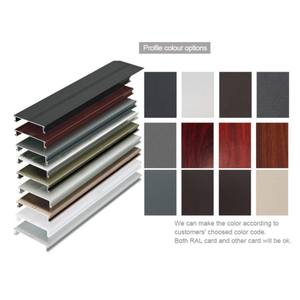 Marco de metal de aluminio jardín de invierno triángulo cubierta patio trasero Casa Sol cobertizo de vidrio casa invernadero al aire libre terraza acristalada - Product Image 5