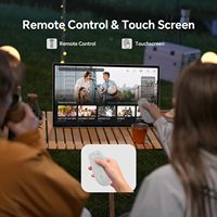 Écran tactile interactif intelligent de 24 à 27 pouces avec haut-parleur de télécommande Google, tablette portable, moniteur TV, lecture partout