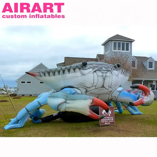 A04 Giant inflatable crab model Ocean Theme Party vividly large crab balloon inflatable advertising outside props