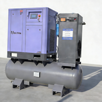 Système d'air haute efficacité 4 en 1 pour découpe et gravure laser, comprenant une découpeuse laser et un compresseur d'air