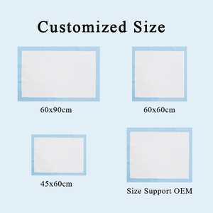 Dùng Một Lần 60X60 Thấm Underpads Dưới Pad Unisex Không Dệt Vải ODM OEM Tùy Chỉnh Dịch Vụ Điều Dưỡng Giường Pad - Product Image 3