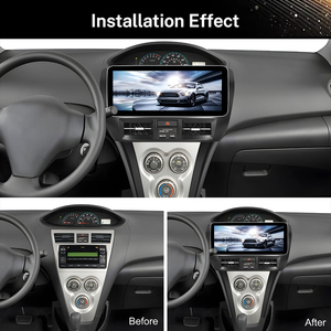 Pour <span class=keywords><strong>Toyota</strong></span> <span class=keywords><strong>Yaris</strong></span> Vios 2005-2011 12.3'' Autoradio <span class=keywords><strong>Android</strong></span> 4+64G CarPlay/<span class=keywords><strong>Android</strong></span> <span class=keywords><strong>Auto</strong></span> sans fil/GPS/WIFI Autoradio OEM 4G DSP - Product Image 2