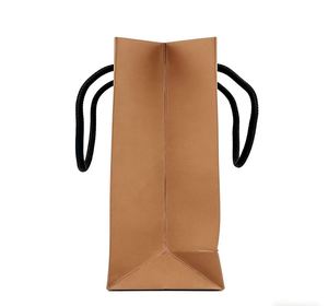 Bolsas de Papel Kraft Personalizadas de Fábrica, Tamaño Personalizado para Ropa y Alimentos, Cajas de Papel con Impresión de Logotipo para Compras - Product Image 2