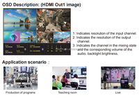 Diffusion en direct HDMI mélangeur vidéo commutateur type-c 3.0 affichage de mélange de Capture Audio multicanal pour moniteur