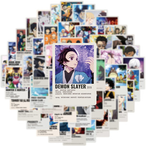50Pcs Japonais Comic Affiche Mixtes <span class=keywords><strong>Stickers</strong></span> Décoratifs Pour Garçon Mur Voiture Étanche EN PVC Anime <span class=keywords><strong>Manga</strong></span> Autocollant Pack - Product Image 6