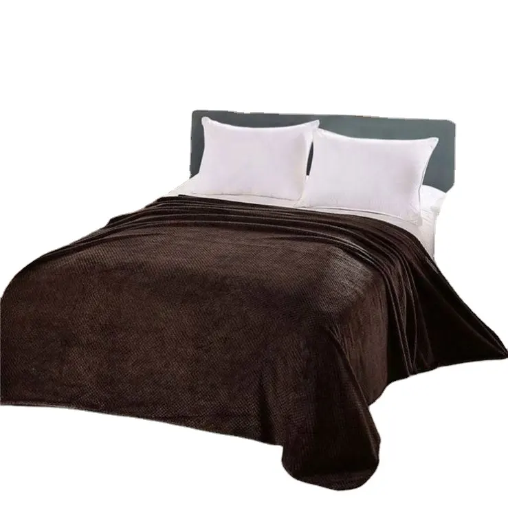 Conjunto de cama de flanela luxuoso barato para colcha e colcha