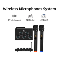 Mezclador de sistema de micrófono inalámbrico de Karaoke de fácil operación para Karaoke, KTV doméstico, fiestas grandes, música de DJ, bodas, uso en el aula
