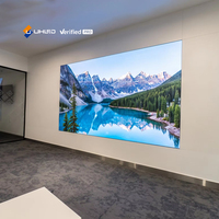 Écran LED COB intérieur UHLED P1.538, mur vidéo LED Ultra HD, fréquence de rafraîchissement 7680 Hz, certifié ETL, salle de réunion exécutive, bureau