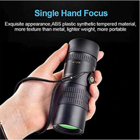 Télescope monoculaire Zoom 25-40X40-Étanche et anti-buée, avec adaptateur pour smartphone et trépied pour l'observation des oiseaux