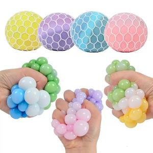 Sáng Tạo Tpr Bột Squishy Ba Màu Gel Nho Bóng Đồ Chơi Bóp Căng Thẳng Cứu Trợ Bóng Đồ Chơi Cho Trẻ Em Học Sinh - Product Image 4