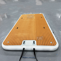 Plate-forme gonflable flottante de grande taille, pour bateau de pêche, yacht, 2020