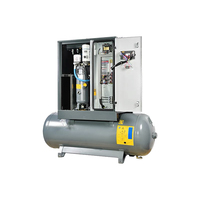 Compresseur d'air fixe lubrifié, alimenté en courant alternatif, refroidi par air, 380V, avec moteur, pour découpe laser