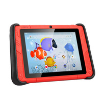 Tablet Edukasi Anak Boxchip K7Pro 7 Inci Layar Sentuh dengan Kontrol Orang Tua, WiFi 6, untuk Belajar dan Bermain Game, Android, dengan Casing Anti Benturan