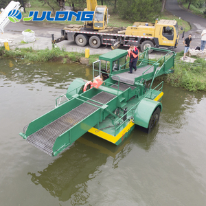 Enlèvement automatique des mauvaises herbes aquatiques et écumoire de déchets Machine de nettoyage de rivière <span class=keywords><strong>bateau</strong></span> avec <span class=keywords><strong>moteur</strong></span> et collecteur d'ordures - Product Image 2