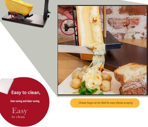 Machine à faire fondre le <span class=keywords><strong>fromage</strong></span> double demi-rond, machine à raclette commerciale 110V 220V, machine à faire fondre le <span class=keywords><strong>fromage</strong></span> - Product Image 5