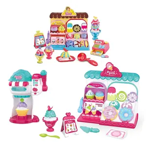 OEM/ODM热Cozinha De Brinquedo女孩玩具2023角色扮演厨房玩具儿童冰淇淋玩具