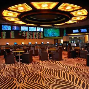 Custom Casino Decorations Crabtree Axminster Carpet Weaving Machine Spares Carpet For Casino