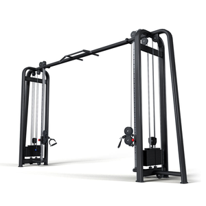 Estación de Crossover de Cables de Grado Comercial con Pila de Pesas, Máquina de Cables Dobles para Gimnasio, Ejercicios de Pecho y Fuerza de la Parte Superior del Cuerpo con Múltiples Articulaciones - Product Image 1