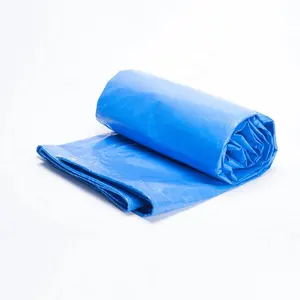 Waterproof Industrial Covering Heavy Duty PE Fabric Poly Tarp Both Sides Laminated With UV FR Treatment Different Size